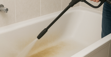 limpiar la bañera Hidrolpimpiadora