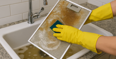 limpiar filtros campana extractora grasa