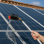 limpiar placas solares