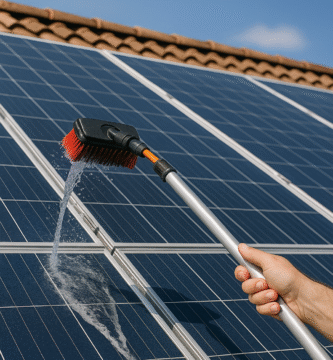 limpiar placas solares