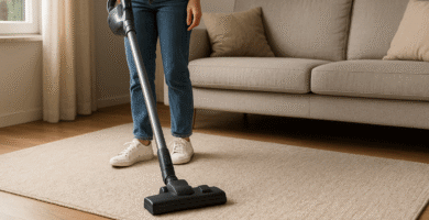 Cómo aspirar una alfombra