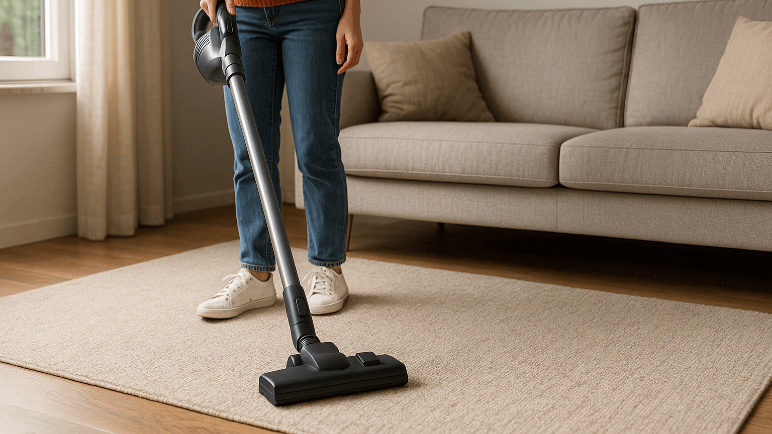 Cómo aspirar una alfombra